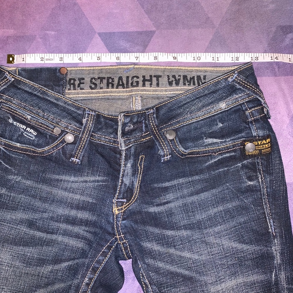 👖 G-STAR RAW LOW RISE DENIM 25 - Picture 4 of 6